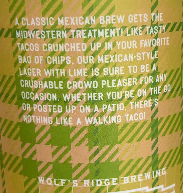 Walking Taco Mexican Lager